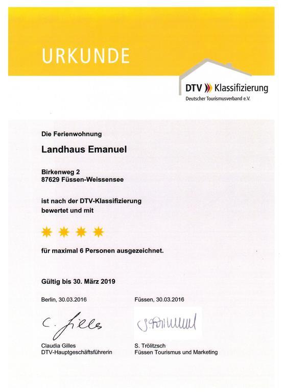 Landhaus Emanuel Füssen Kültér fotó